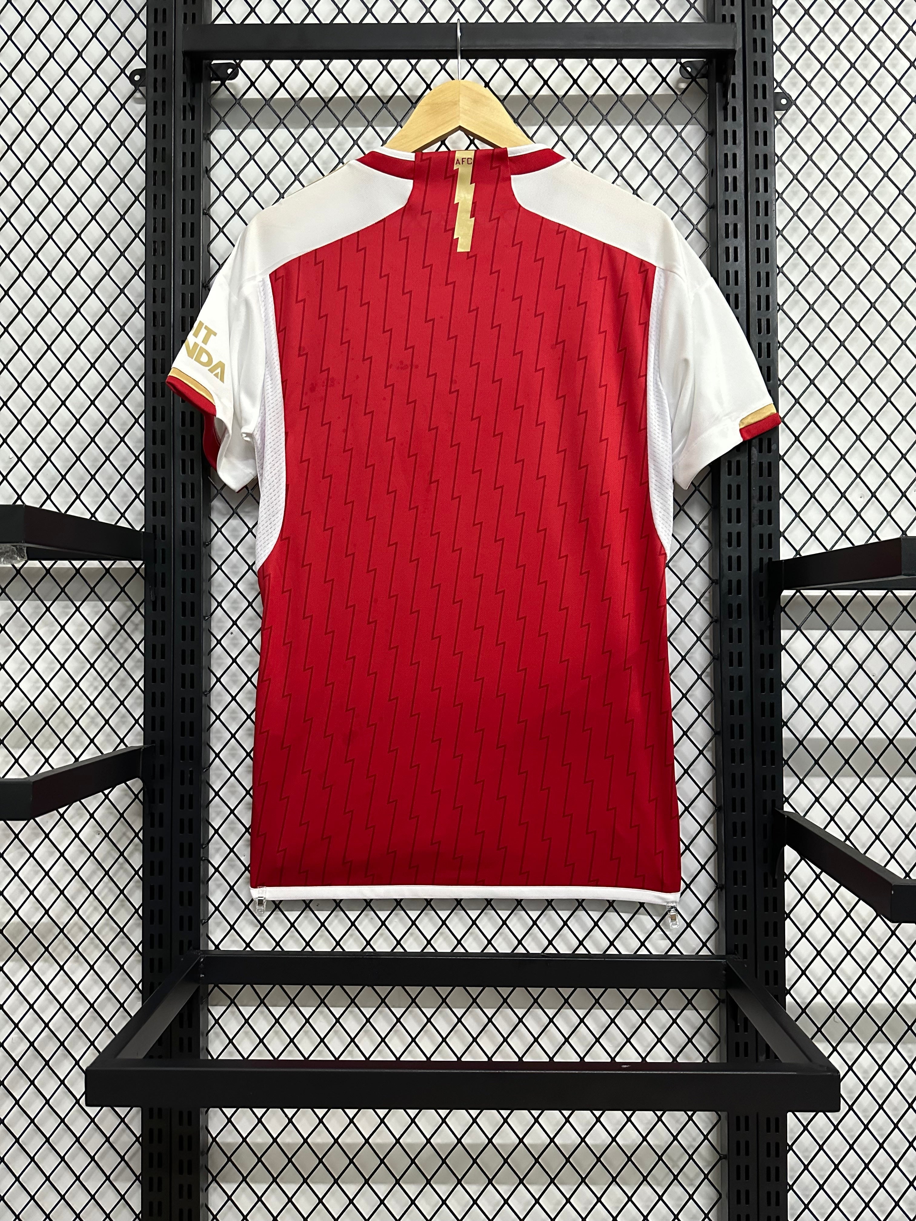 Arsenal Home Kit 2023/24 – Red & Gold Edition