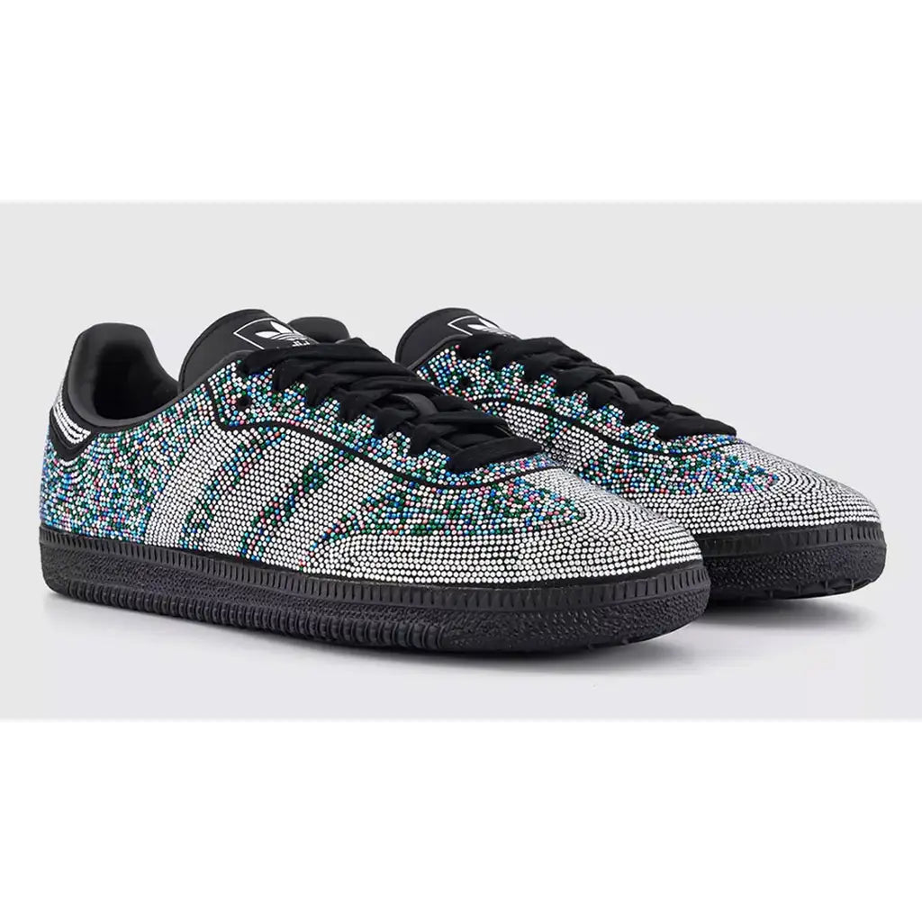 Samba Rhinestone Black Silver
