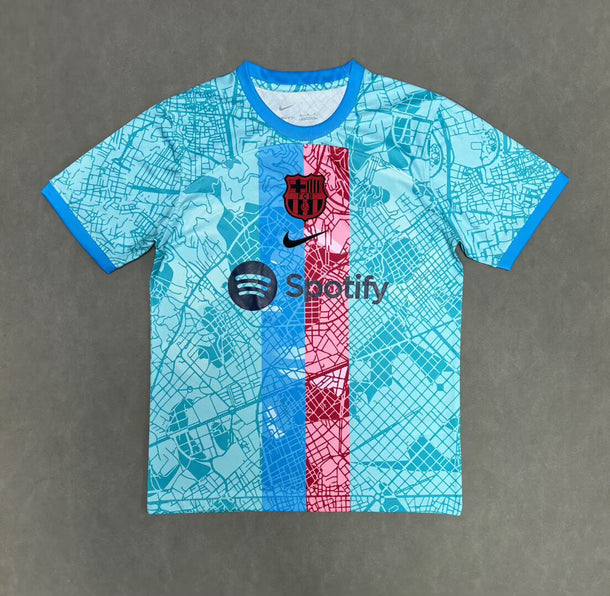 FC Barcelona “City Pulse” Edition – Spotify x Nike Map Jersey